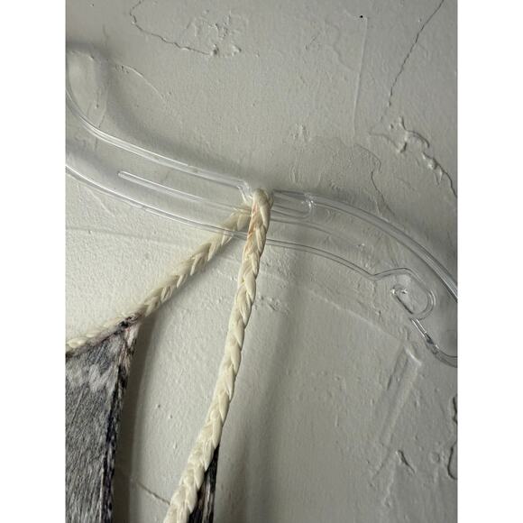 Lovestitch Boho Maxi‎ Dress Small Snake Print Braided Strap Tie Back Rayon Flowy - Picture 9 of 10